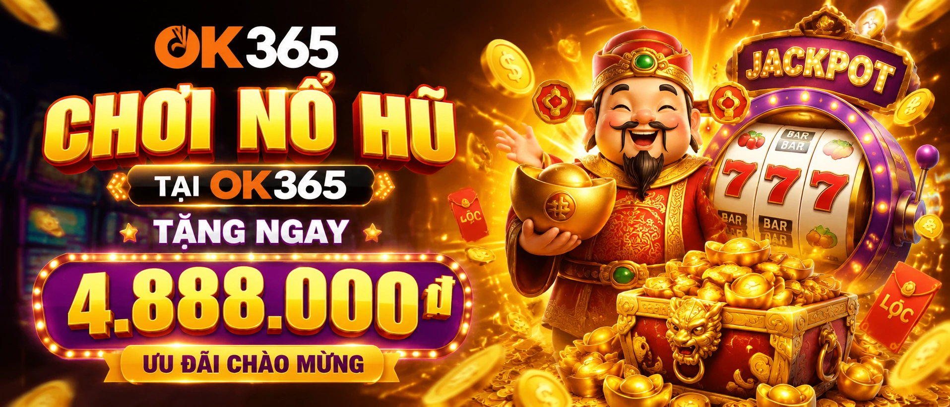 Khu Nổ Hũ trên ok365.com.bz hiển thị trên giao diện mobile